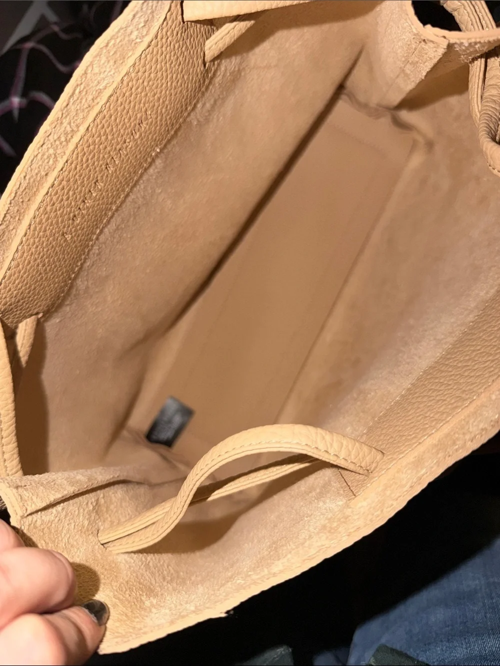 NWOT 8 Other Reasons vegan leather slouchy bucket bag
